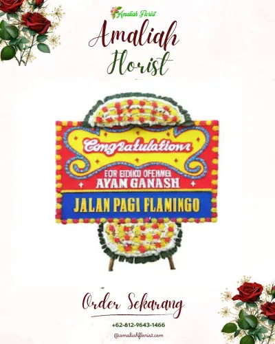 Bunga Papan Congratulation di Ketanggi